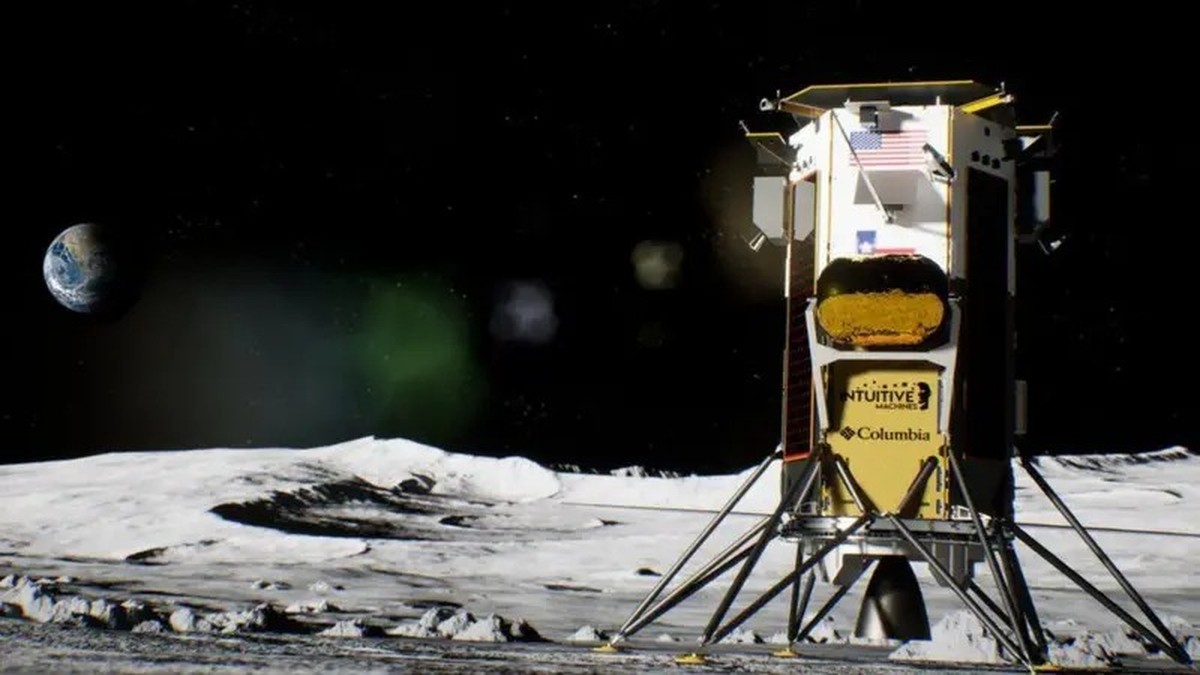 Why the landing of the American company's spacecraft on the moon is considered "historic"